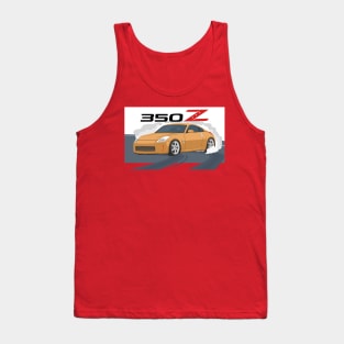 car 350z drift gold orange Tank Top